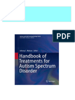 Handbook of Treatments For Autism Spectrum Disorder 1st Edition Johnny L. Matson (Eds.) 2024 Scribd Download