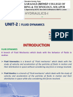 Unit-II Fluid Dynamics