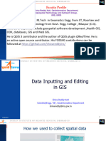 Data Inputing and Editing in GIS