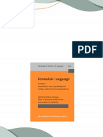 Complete Download Formulaic Language Vol 2 Acquisition Loss Psychological Reality and Functional Explanations 1st Edition Roberta Corrigan (Ed.) PDF All Chapters