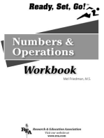 Numbers and Operations Workbook