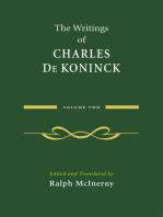 The Writings of Charles De Koninck: Volume 2