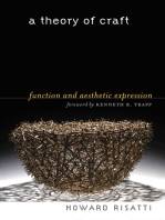 A Theory of Craft: Function and Aesthetic Expression