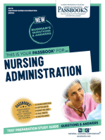 NURSING ADMINISTRATION: Passbooks Study Guide