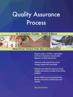 Quality Assurance Process A Complete Guide - 2020 Edition