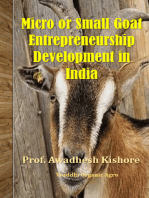 Micro or Small Goat Entrepreneurship Development in India