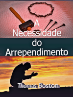 A Necessidade Do Arrependimento