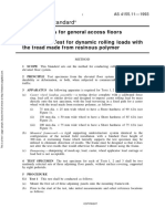 As 4155.11-1993 Test Methods For General Access Floors Test For Dynamic Rolling Loads With The Tread Made Fro