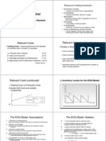 Inventory Control