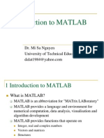 Introduction To Matlab Application To Electrical Engineering Part I