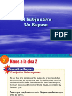 Repaso Del Subjuntivo