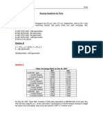 Exercise Qns For Forex (Solution)