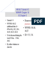 Homework # 3 - WWWR #18.18, 18.27. - ID # 5.5, 5.8.: (Self Practice)