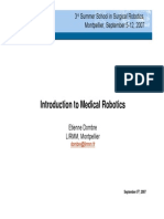 Introduction To Medical Robotics