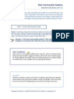 1 Esol Teaching Skills Taskbook Unit 1 Complete