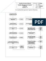 N Quality Management System Planning Section 14