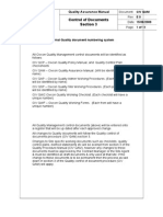 C Control of Documents Section 3