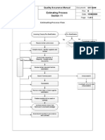 Estimating Process Section 11: Quality Assurance Manual