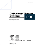 DVD Home Theatre System: DAV-LF10