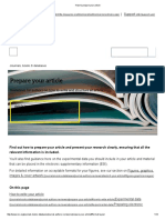 Como Preparar Tu Artículo Cientifico para La RSC