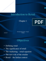 Introduction To Retail: 10/6/2017 Retailing Management - Swapna Pradhan 1