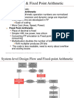 Floating and Fixed Point Arithmetic