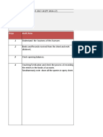 Tax Audit Plan and Programme