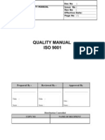 Quality Manual ISO 9001: Company ABC