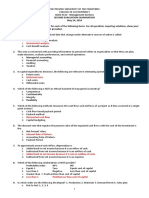 2nd Evaluation Exam Key FINAL