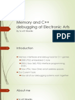 Memory and C++ Debuging at EA - Scott Wardle - CppCon 2015