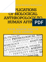 Applications of Biological Anthropology To Human Affairs - C. G. Nicholas Mascie-... (2005, PDF