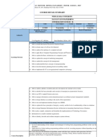 Course Detail Summary: Widyatama University Faculty of Engineering Information System - S1