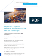 English For Logistics: Essential Vocabulary To Get The Job Done Right - FluentU Business English Blo PDF