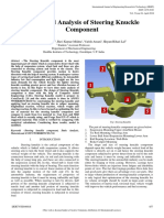 Design and Analysis of Steering Knuckle PDF