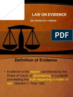 Law On Evidence: Atty. Rushid Jay S. Sancon