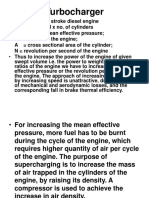 Turbocharger: - Power of A Two Stroke Diesel Engine