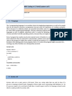 Lab09: Coding in C (Fork System Call) Objectives