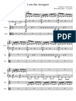 I Am The Strongest Piano Violin Viola Arrangement by TakiArte Version 1 PDF