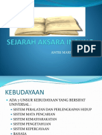 Sejarah Aksara Incung