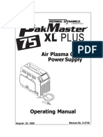 Pak Master 75 XL Plus Manual