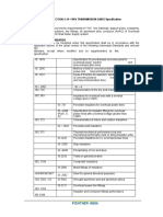 11KV TRANSMISSION LINES Specification