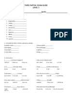 L3 Third Partial Exam Guide