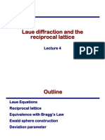 Laue Diffraction and The Reciprocal Lattice