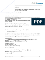 Relationship Among AM, GM and HM:, 4x, ... X, X .... ) in A GP