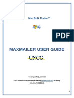 MaxBulk Mailer™ MAXMAILER USER GUIDE