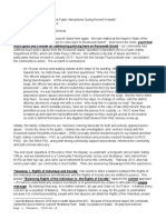 Farance Testimony To NY AG On Police/Public Interactions During Recent Protests