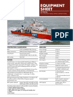 Equipment Sheet: Dp-3 Offshore Vessel / Diving Support Vessel