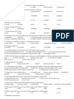 Thermodynamics Questions MCqs