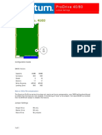 Prodrive 40/80: Configuration Guide