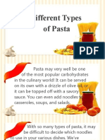 TYPES OF Pasta